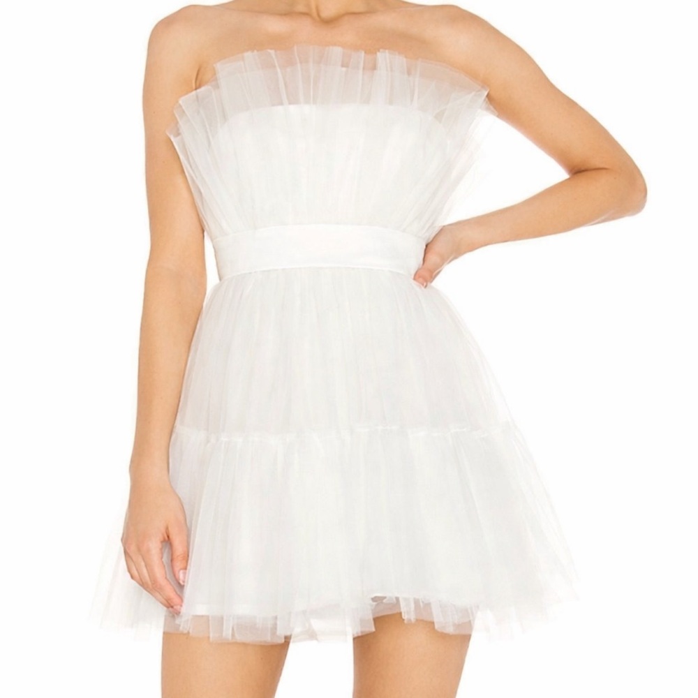 GiGiis White Bridal Reception Dress Size S NWT